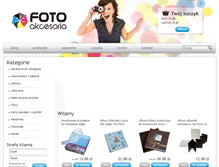 Tablet Screenshot of foto-akcesoria.net